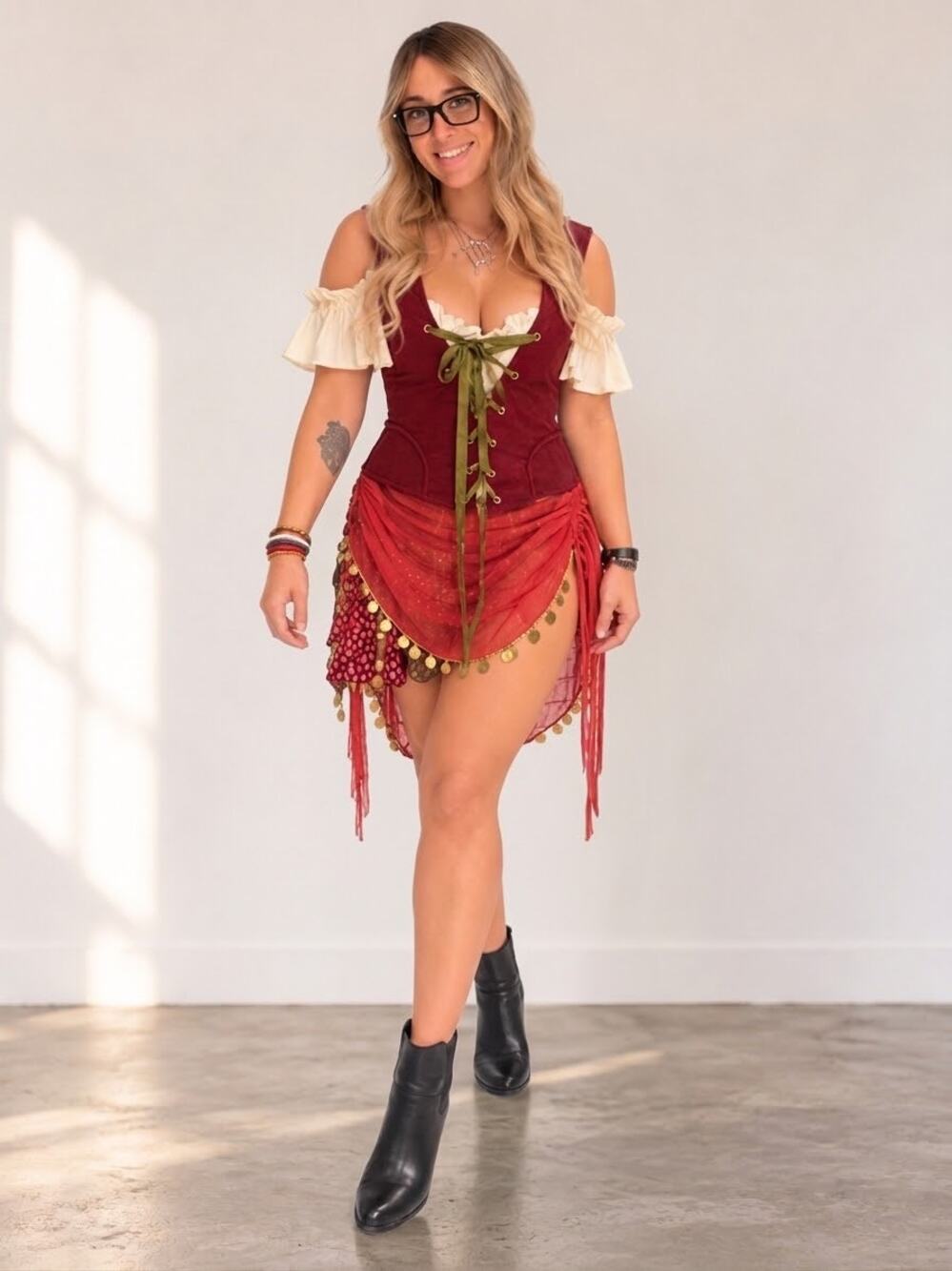 California Costumes Womens Pirate Costume Dress, size XLarge